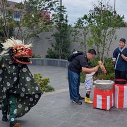 獅子舞＆餅つき大会画像
